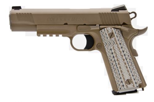 Colt M45A1 Marine .45 ACP Brown Decobond Pistol