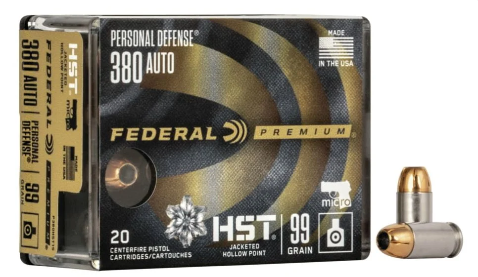 Federal Premium Personal Defense HST .380 ACP