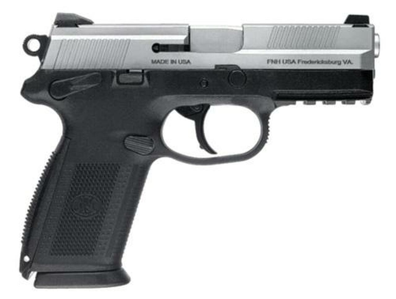 FN FNX-9 9mm, DA/SA, 4″, 17rd, Black/Stainless Steel, Manual Safety ...