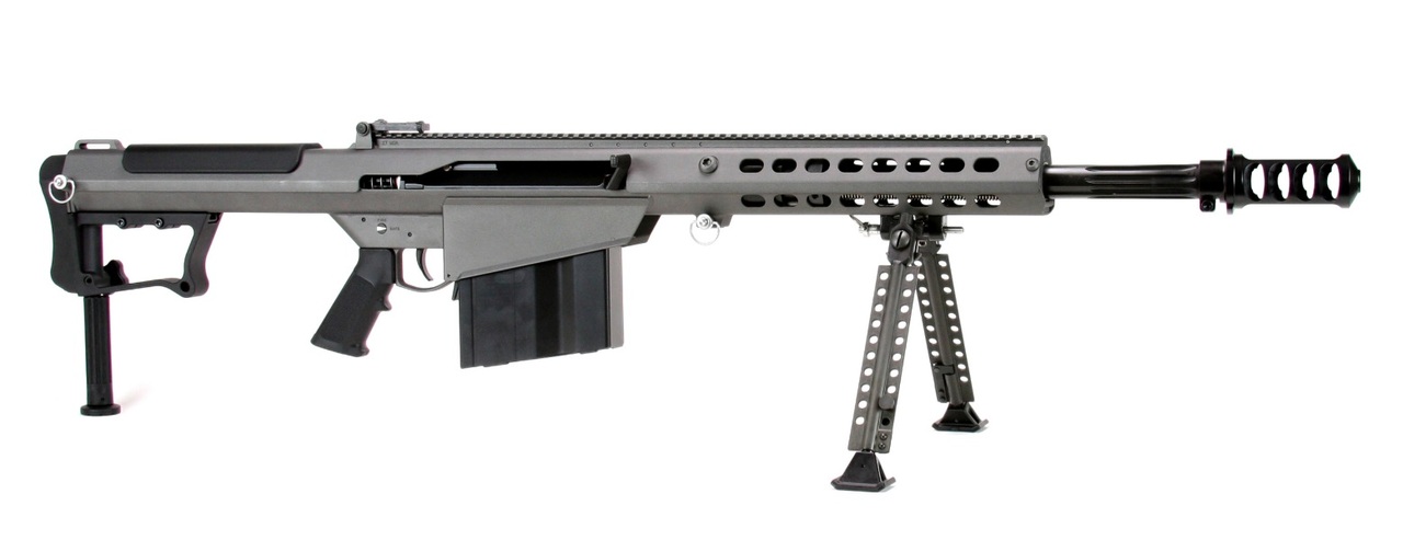 Barrett M107A1 50 BMG, 20" Barrel, Gray Cerakote Finish, Synthetic ...