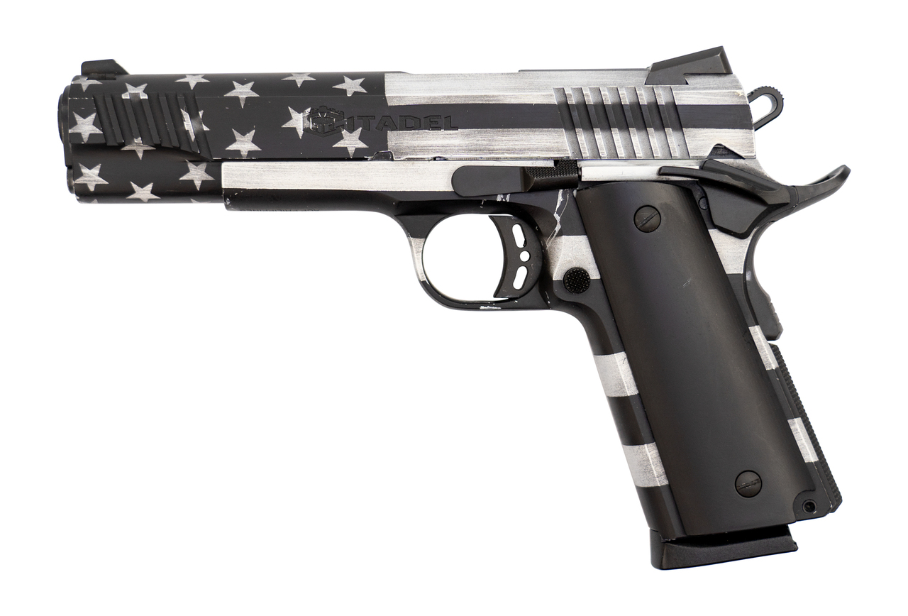 Citadel M1911 A1 Used 45 Acp 5″ Barrel G10 Grips American Flag 8rd Firearms Nevada Gun Shop 8439